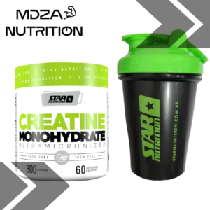 Pack DUO - Creatina STAR 300gr Pote + Vaso Shaker 400ml