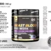 Beast Blood Pre‑Entreno – Body Advance (280 g – 35 servicios)