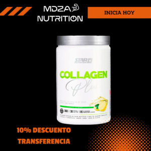 29 Colágeno Star Nutrition Collagen Plus Colágeno Hidrolizado 360g 6c Limón